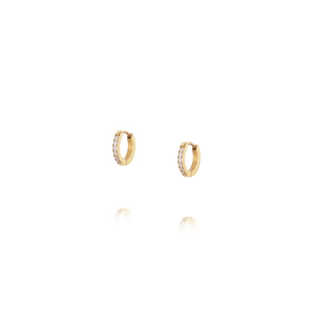 Mockberg Shiny Gold Hoops Small
