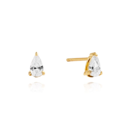 Mockberg Belle White Small Studs MB0829