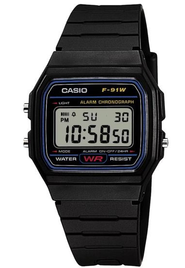 Casio Timeless F-91W-1YEG